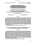 Ảnh hưởng của liều lượng đạm, lân, kali và thời điểm bón thúc đến năng suất của đậu xanh gieo trồng ở vùng đất cát ven biển Thanh Hóa