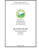 Đề cương chi tiết học phần: Đánh giá nông thôn (Dùng cho các ngành đào tạo: Khuyến nông, Phát triển nông thôn)