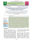 Effect of organic manures and chemical fertilizers on growth and yield of sweet pepper (Capsicum annuum L.) hybrid Indam Bharath in shade net condition