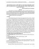 Thành phần loài và phân bố của giun đất theo độ cao ở phía Nam đèo Hải Vân và khu bảo tồn thiên nhiên (KBTTN) Bà Nà - Núi Chúa