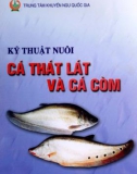 Sổ tay kỹ thuật nuôi cá thát lát và cá còm