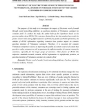 The impact of electric word of mouth through social networking platforms on purchase intention of Vietnamese customers in cosmetics industry