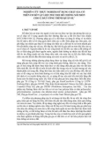 Nghiên cứu thực nghiệm sử dụng chất gia cố trên cơ sở vật liệu polyme để chống xói mòn cho ụ đất công trình quân sự