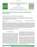 Risk analysis of firm energy coverage in Colombia in the medium term