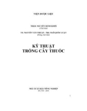 Kỹ thuật trồng cây thuốc - TSKH. Nguyễn Minh Khởi