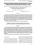 Ảnh hưởng của nẩy mầm đến hàm lượng axit gamma-aminobutyric, axit phytic và thành phần hóa học của đậu ván trắng (Lablab purpureus (L.) sweet)