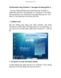 20 thủ thuật trong Windows 7 cho người sử dụng (phần 1)