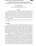 An overview of international trade, investment and participation of Vietnam in the global value chain in 2010-2020