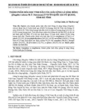 Thành phần hóa học tinh dầu của loài gừng lá sáng bóng (Zingiber nitens M. F. Newman) ở Vườn quốc gia Vũ Quang, tỉnh Hà Tĩnh