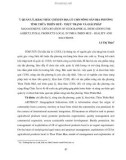 Quản lý, khai thác chỉ dẫn địa lý cho nông sản địa phương tỉnh Thừa Thiên Huế - Thực trạng và giải pháp