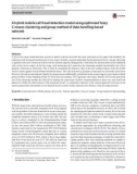 A hybrid mobile call fraud detection model using optimized fuzzy C-means clustering and group method of data handling-based network