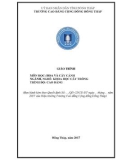 Giáo trình Hoa và cây cảnh (Nghề: Khoa học cây trồng - Cao đẳng): Phần 1 - Trường Cao đẳng Cộng đồng Đồng Tháp