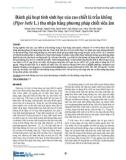 Đánh giá hoạt tính sinh học của cao chiết lá trầu không (Piper betle L.) thu nhận bằng phương pháp chiết siêu âm