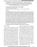 Nghiên cứu sử dụng vùng sống của Voọc mũi hếch (Rhinopithecus avunculus) ở khu bảo tồn loài và sinh cảnh Voọc mũi hếch Khau Ca, tỉnh Hà Giang