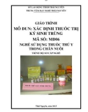 Giáo trình Xác định thuốc trị ký sinh trùng (Nghề: Sử dụng thuốc thú y trong chăn nuôi - Sơ cấp) - Trung tâm dạy nghề Thái Nguyên