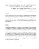 Khảo sát hoạt tính hỗ trợ tăng trưởng cây trồng của các chủng phân lập từ rễ cây đậu phộng