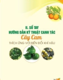 Sổ tay hướng dẫn kỹ thuật canh tác cây cam thích ứng với biến đổi khí hậu: Phần 2