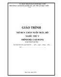 Giáo trình mô đun Chăn nuôi trâu, bò (Nghề: Thú y - Trình độ: Cao đẳng) - Trường CĐ Kinh tế - Kỹ thuật Bạc Liêu