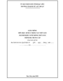 Giáo trình Sinh lý động vật thủy sản (Nghề: Nuôi trồng thủy sản - Trình độ: Trung cấp) - Trường CĐ Kinh tế - Kỹ thuật Bạc Liêu