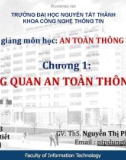 Bài giảng An toàn thông tin: Chương 1 - ThS. Nguyễn Thị Phong Dung