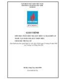 Giáo trình Phần điện nhà máy điện và trạm biến áp (Nghề: Vận hành nhà máy nhiệt điện - Trình độ: Trung cấp) - Trường Cao đẳng Dầu khí (năm 2020)