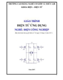 Giáo trình Điện tử ứng dụng (Nghề: Điện công nghiệp - Trình độ: Cao đẳng) - Trường Cao đẳng Cơ giới và Thủy lợi (Năm 2017)