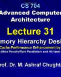 Advanced Computer Architecture - Lecture 31: Memory hierarchy design