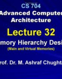 Advanced Computer Architecture - Lecture 32: Memory hierarchy design