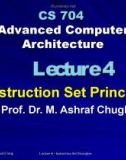 Advanced Computer Architecture - Lecture 4: Instruction set principles