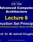 Advanced Computer Architecture - Lecture 6: Instruction set principles (Cont'd)