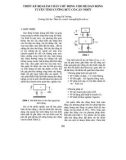 Thiết kế bộ giảm chấn chủ động cho hệ dao động tuyến tính cưỡng bức có cản nhớt