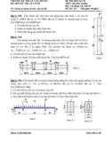 Đề thi kết thúc học phần học kì 2 môn Sức bền vật liệu năm 2019-2020 có đáp án - Trường CĐ Kỹ thuật Cao Thắng (Các ngành Cơ khí, Ô tô - Đề số 2)