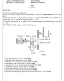 Đề thi kết thúc học phần học kì 3 môn Nguyên lý - Chi tiết máy năm 2020-2021 có đáp án - Trường CĐ Kỹ thuật Cao Thắng (Đề số 2)