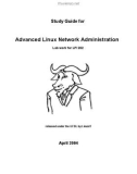 Advanced Linux Network Administration: Lab work for LPI 202