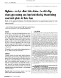 Nghiên cứu lực dính biểu kiến của đất đắp được gia cường các lớp lưới địa kỹ thuật bằng mô hình phần tử hữu hạn