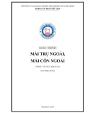 Giáo trình Mài trụ ngoài, mài côn ngoài (Nghề: Cắt gọt kim loại) - Trường CĐ nghề Thành phố Hồ Chí Minh