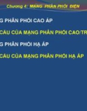 Bài giảng Cung cấp điện - Chương 4: Mạng phân phối điện