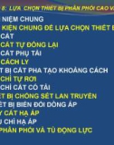 Bài giảng Cung cấp điện - Chương 8: Lựa chọn thiết bị phân phối cao và hạ áp