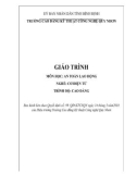 Giáo trình An toàn lao động (Nghề: Cơ điện tử - Trình độ: Cao đẳng) - CĐ Kỹ thuật Công nghệ Quy Nhơn