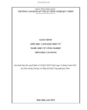 Giáo trình Linh kiện điện tử (Nghề: Điện tử công nghiệp - Trình độ: Cao đẳng) - CĐ Kỹ thuật Công nghệ Quy Nhơn