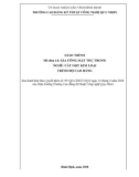 Giáo trình Gia công mặt trụ trong (Nghề: Cắt gọt kim loại - Trình độ: Cao đẳng) - CĐ Kỹ thuật Công nghệ Quy Nhơn