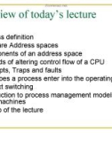 Advanced Operating Systems: Lecture 4 - Mr. Farhan Zaidi