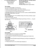 Đề thi học kì 1 môn Công nghệ chế tạo máy năm 2020-2021 có đáp án - Trường ĐH Sư Phạm Kỹ Thuật TP.HCM