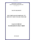 Luận án Tiến sĩ Kinh tế phát triển: Phát triển doanh nghiệp khu vực kinh tế tư nhân vùng Bắc Trung Bộ