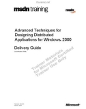 Advanced Techniques for Designing Distributed Applications for Windows® 2000