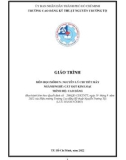 Giáo trình Nguyên lý chi tiết máy (Ngành: Cắt gọt kim loại - Trình độ: Cao đẳng) - CĐ Kỹ thuật Nguyễn Trường Tộ