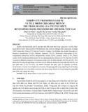 Nghiên cứu thành phần loài ốc và tỉ lệ nhiễm cercariae trên ốc thu trong ruộng lúa ở xã Tân Nhựt, huyện Bình Chánh, Thành phố Hồ Chí Minh, Việt Nam