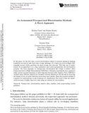 An automated unsupervised discretization method: A novel approach