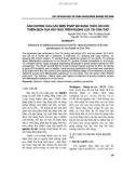 Ảnh hưởng của các biện pháp bổ sung thức ăn cho thiên địch của rầy nâu trên ruộng lúa tại Cần Thơ