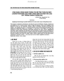 Ứng dụng công nghệ thông tin để tính toán dự báo lượng phân bón cần thiết hàng năm cho một số loại cây trồng chính ở Đồng Nai